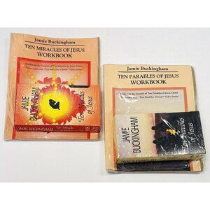 Ten Miracles Parables of Jesus by Jamie Buckingham (VHS & Workbook 1988) NIP NEW